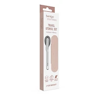 Bentgo Ensemble d'ustensiles de voyage en acier inoxydable