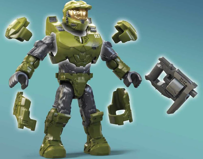Mega- Halo Heroes - Série 14 - Micro-figurine - Master Chief