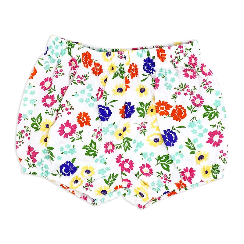 Sterling Baby 2 Piece Poplin Tiered Dress: Multi Floral