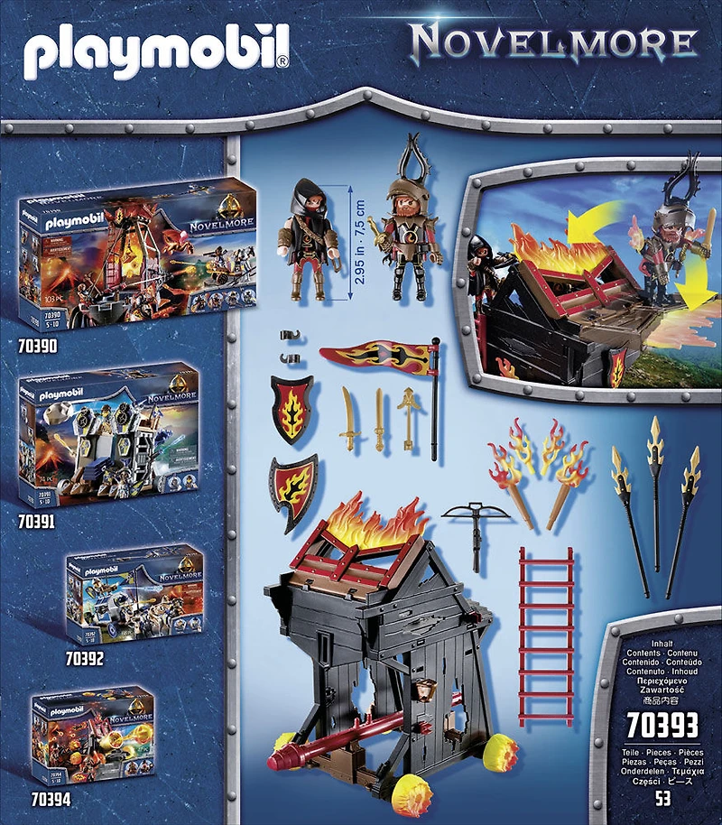 Tour d'attaque mobile des Burnham Raiders - Playmobil