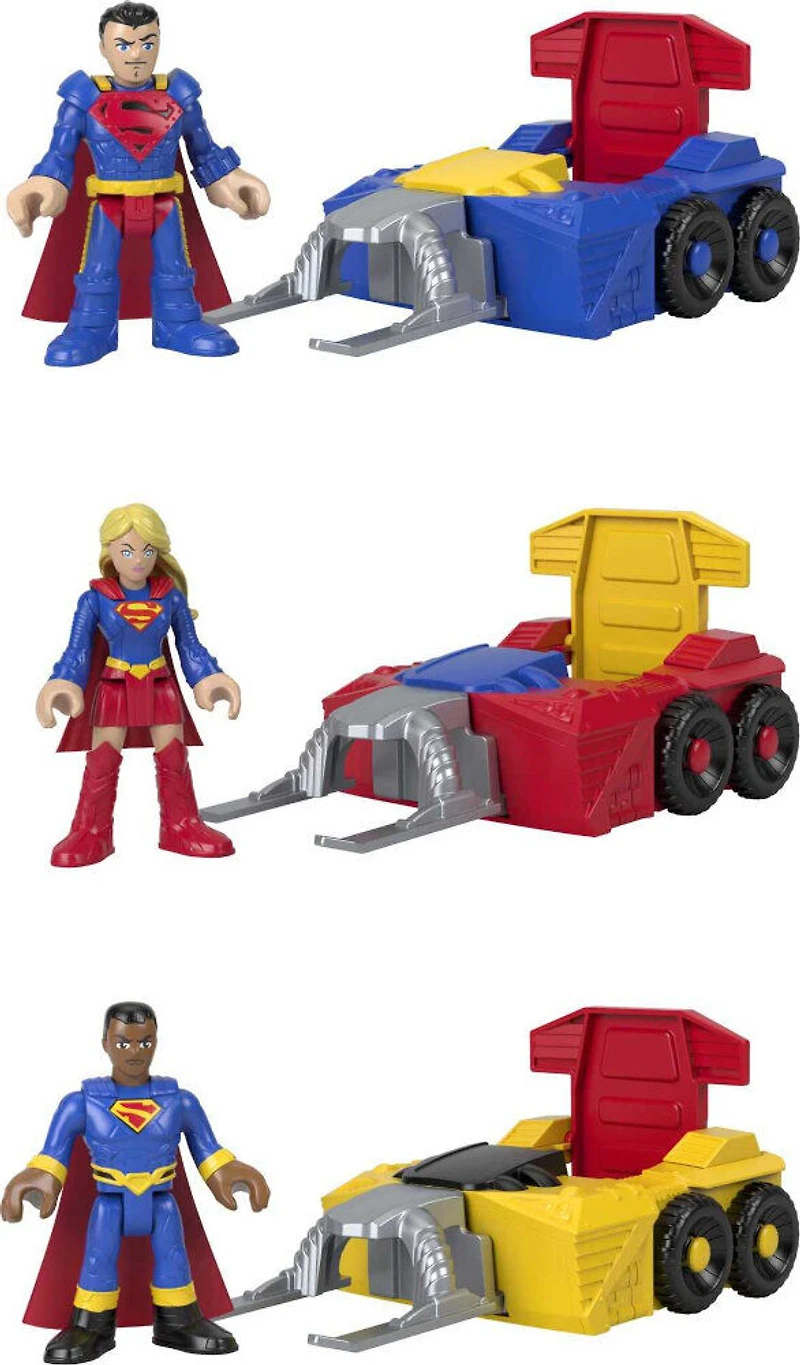 Imaginext - DC Super Friends - Slammers - Motoneige de super héros et figurine mystère