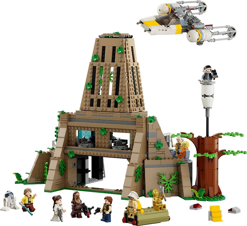 LEGO Star Wars Yavin 4 Rebel Base 75365 Building Toy Set (1,067 Pieces)