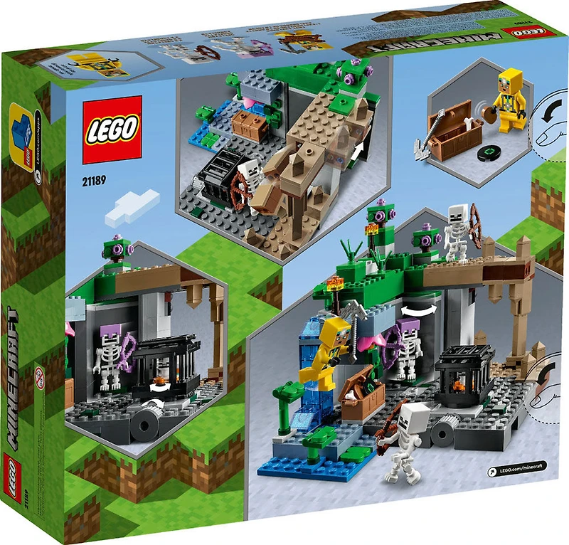 LEGO Minecraft Le donjon du squelette 21189 Ensemble de construction (364 pièces)