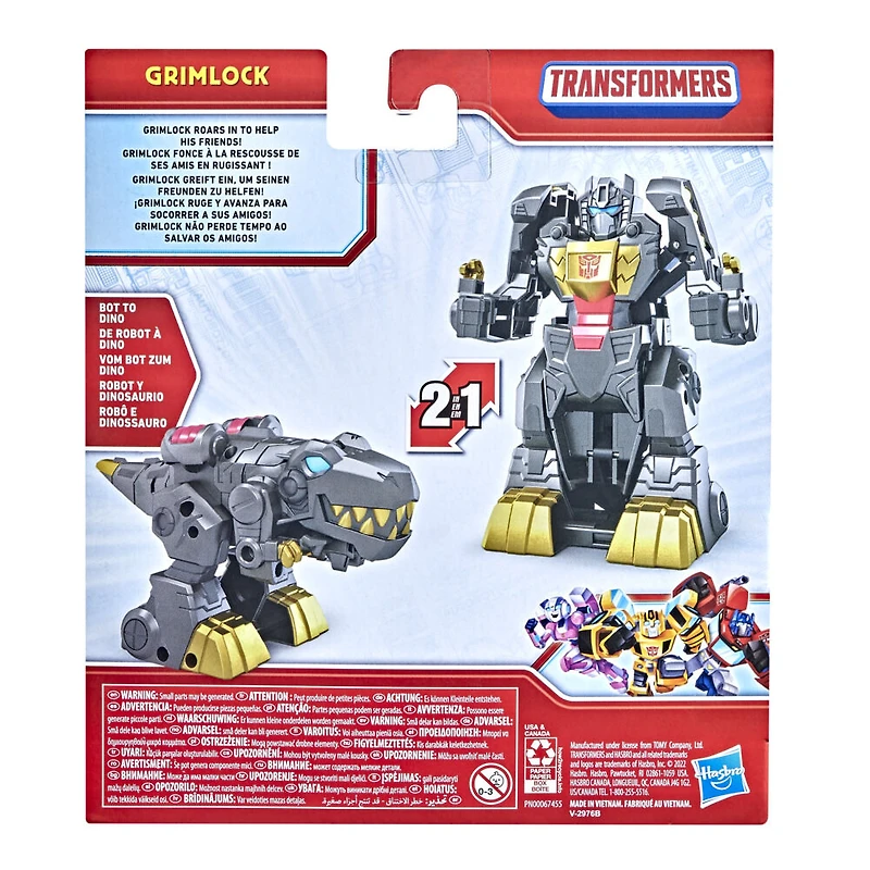 Transformers Classic Heroes Team Grimlock, figurine convertible de 11 cm