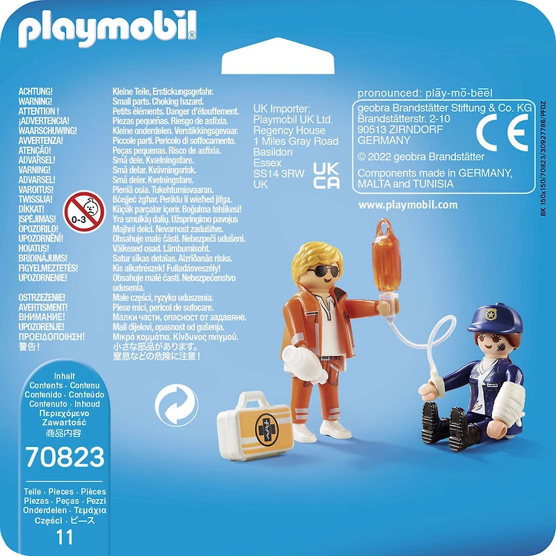 Playmobil - DuoPack Doctor and Police Officer