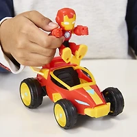 Marvel Iron Man and his Awesome Friends Iron Racer Action Figure & Toy Vehicle