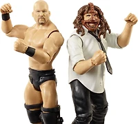 WWE - Championship Showdown - Coffret de 2 - "Stone Cold" Steve Austin contre Mankind