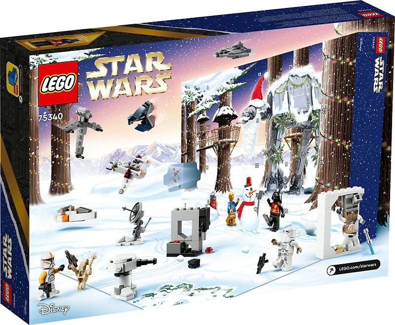 LEGO Star Wars Le calendrier de l'Avent 75340, Ensemble de jeux de construction amusant pour les enfants (329 pièces)
