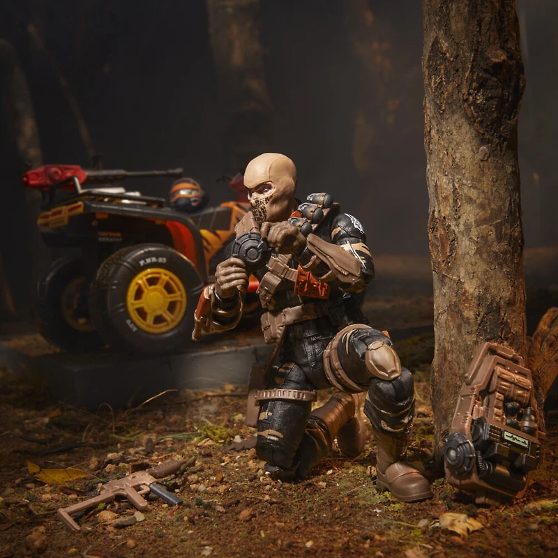 G.I. Joe Classified Series, 137 Tiger Force Wreckage et VTT Tiger Paw, pack de figurine et véhicule