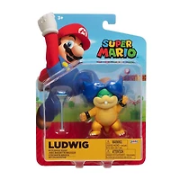 Figurine Nintendo de 4 pouces - Ludwig Von Koopa avec Baguette 