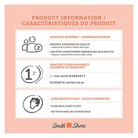 Meubles South Shore, Bunk Beds and Rolling Drawers Set - Navy Blue