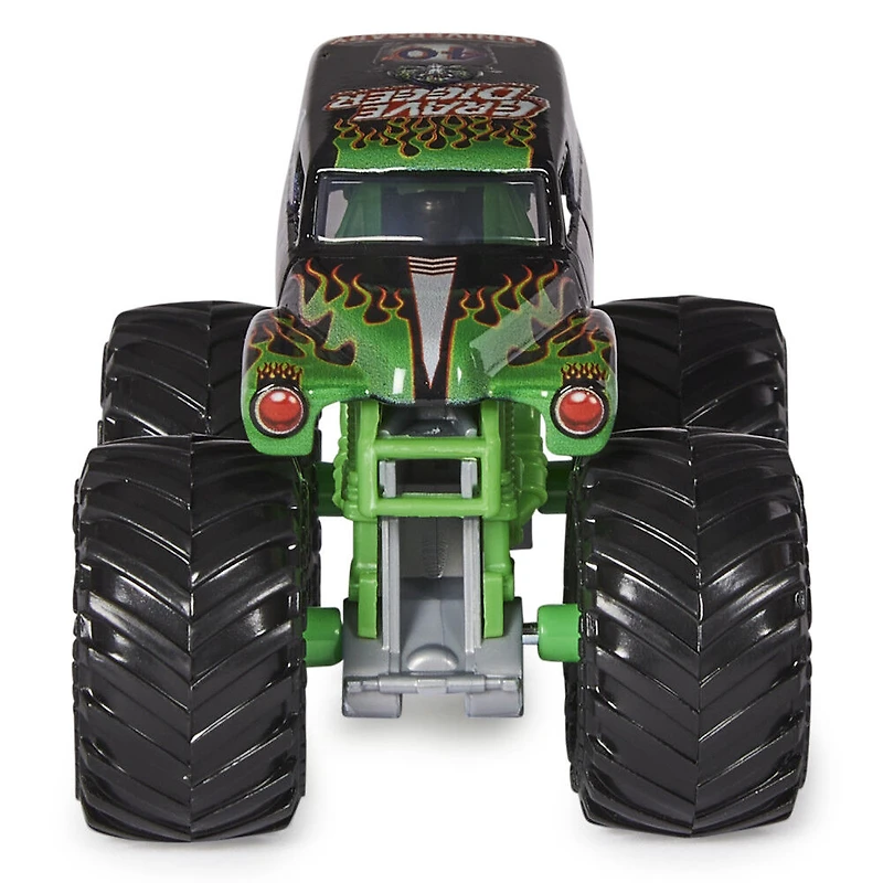 Monster Jam, Monster truck Grave Digger officiel, véhicule en métal moulé, échelle 1:64