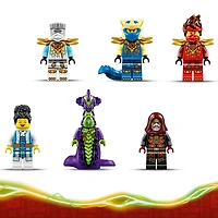 LEGO NINJAGO Le Combat de Véhicules Ninja à la Cabane dans l'Arbre, Jouets de Combat, Ensemble de Jeu avec 6 Figurines 71857