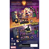 USAopoly Marvel Dice Throne 2-Hero Box (Captain Marvel, Black Panther) Board Game - English Edition