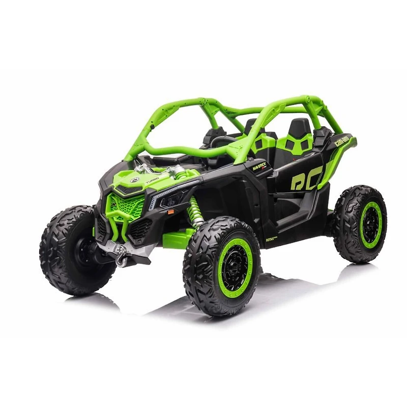 KIDSVIP Can-Am Maverick 2X24V Buggy UTV 4X4 pour enfants et tout-petits avec RC