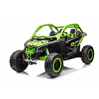 KIDSVIP Can-Am Maverick 2X24V Buggy UTV 4X4 pour enfants et tout-petits avec RC