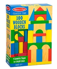 100 Piece Wood Block Set