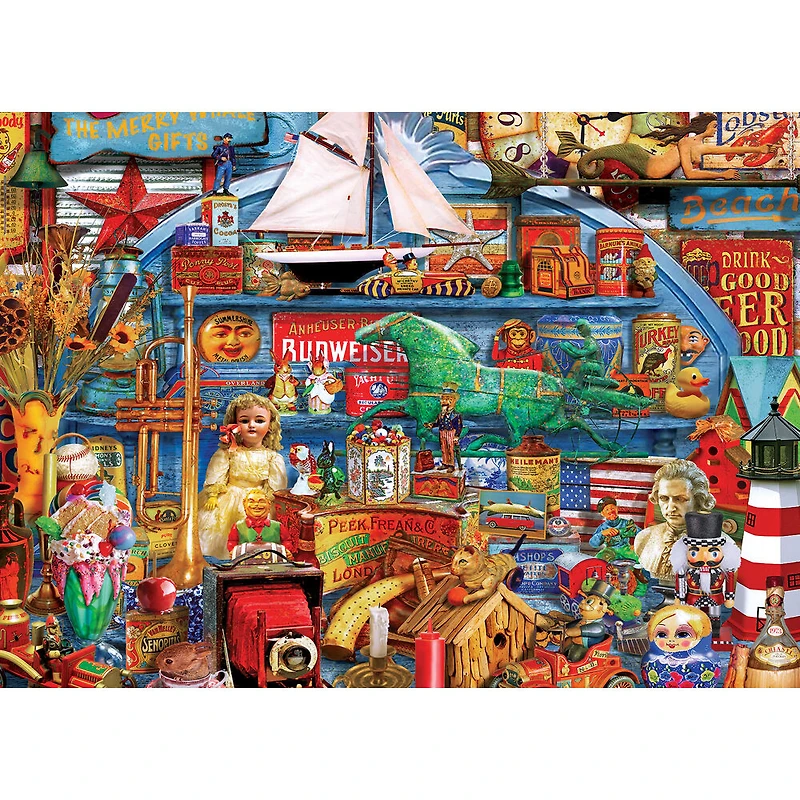 Casse-Tête 1000 Pièces - "Flashbacks - Antiques and Collectibles"