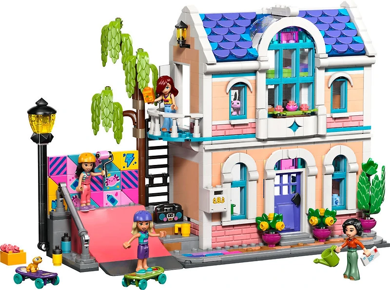 LEGO Friends La Maison de la Famille de Liann - Jouet de construction - Maison de Poupée - 4 Minipoupées, un Gecko, un Axolotl - 42687