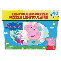 Peppa Pig 48-Piece Lenticular (3-D) Puzzle