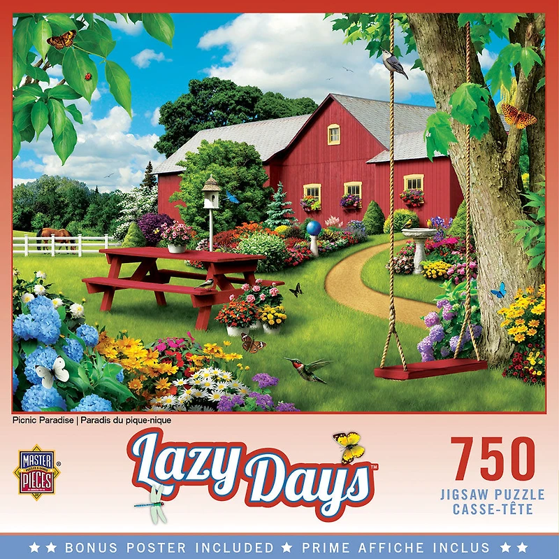 Casse-Tête De "Lazy Days" 750PC - "Picnic Paradise"