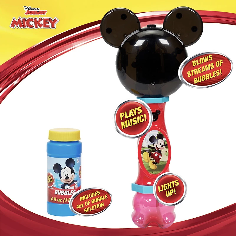 Mickey Mouse Light & Sound Musical Bubble Wand