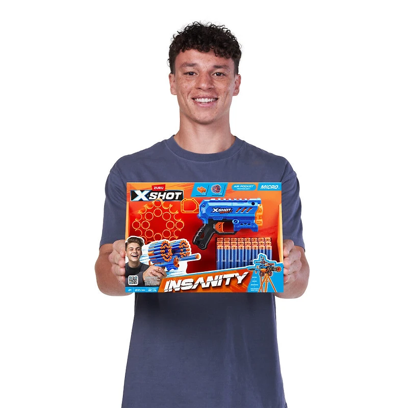 XSHOT Insanity Micro Blaster by ZURU