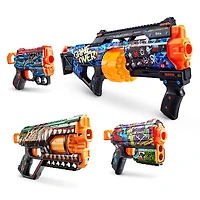 Ensemble combiné de 4 Pistolets X-Shot Skins (48 fléchettes) par ZURU