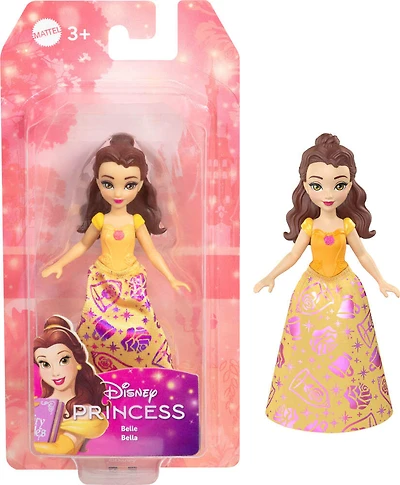 Princesses Disney Base Petite poupée Belle, tenue brillante