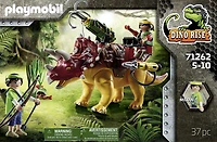 Playmobil - Tricératops et soldats