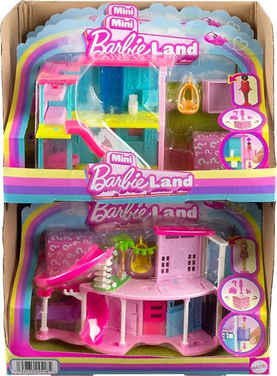 Barbie-Maison de Poupée Mini-BarbieLand-Coffrets maison et accessoires