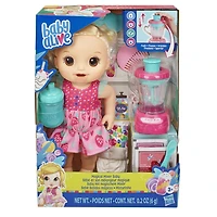 Baby Alive Magical Mixer Baby Doll, Strawberry Shake, Toy Blender, Baby Alive Doll