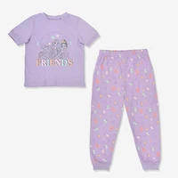 Disney Princess 2 Piece PJ Set Lilac