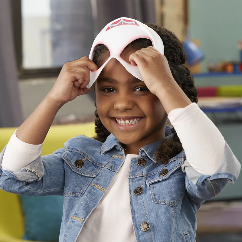 Marvel Spider-Man : Across the Spider-Verse, Lanceur Web-Shot avec masque Spider-Gwen, article de déguisement