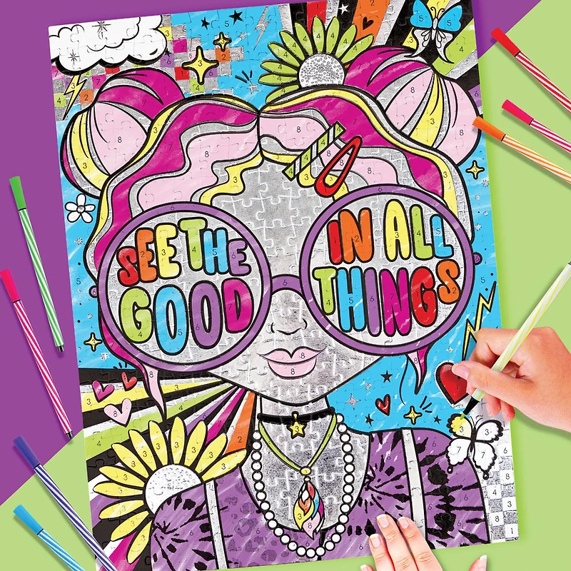 Color-By-Number DIY Puzzle