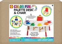 Bureau et chaise en palette Colour Fun