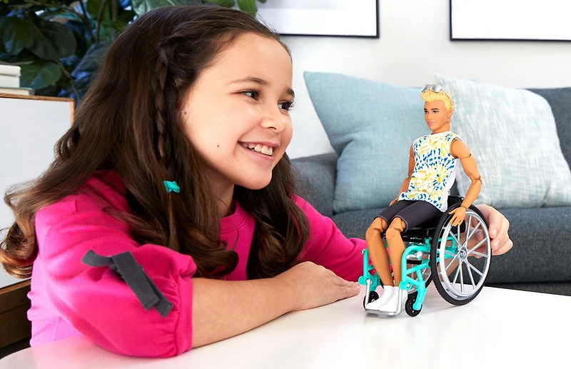 Barbie Ken Fashionistas Doll - Wheelchair and Tie-Dye Shirt