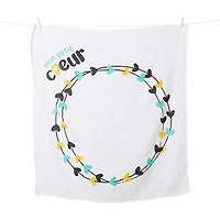 Lulujo - Mon Petit Coeur Milestone Blanket - French Edition