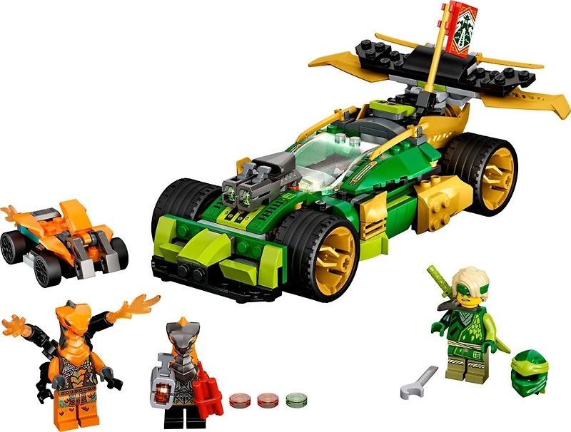 LEGO NINJAGO La voiture de course EVO de Lloyd 71763 Ensemble de construction (279 pièces)