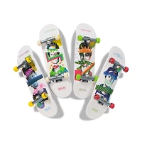 Tech Deck, Coffret de 4 fingerboards Ultra DLX, Skateboards Revive, Mini-skateboards personnalisables à collectionner