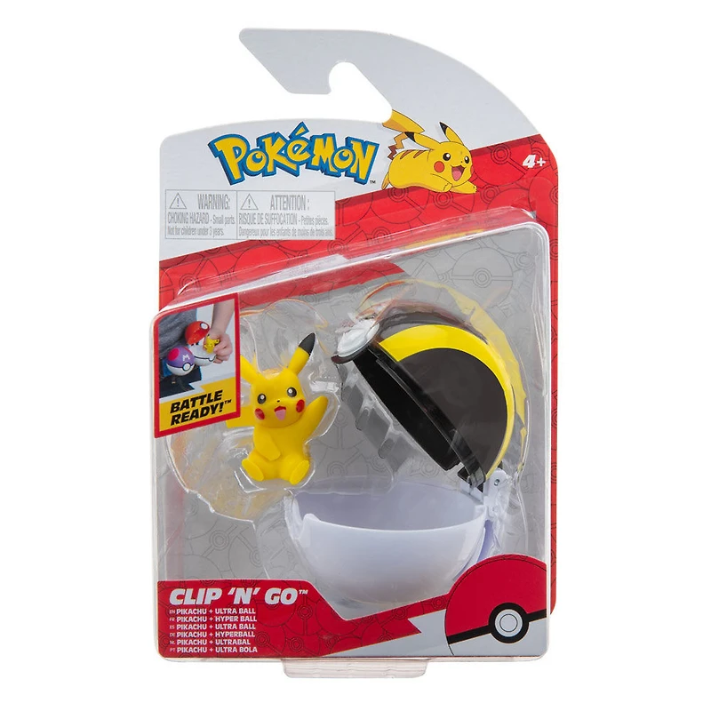 Pokémon Clip 'N' Go - Pikachu no 7 et Hyper Ball (Ultra Ball)