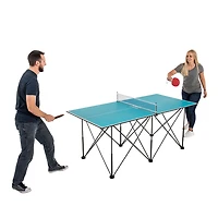 Ping Pong 6 Ft Pop Up Table Tennis Blue - English Edition