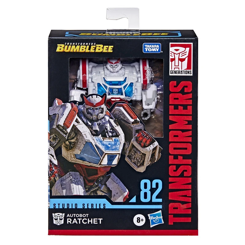 Transformers Studio Series 82, figurine Autobot Ratchet du film Transformers : Bumblebee, classe Deluxe