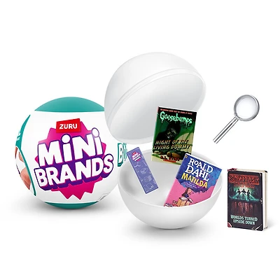 Capsule Mini Brands Books - 1 par commande, la couleur peut varier (Chacun vendu séparément, sélectionné au hasard)