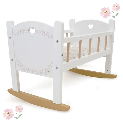 Wooden Doll Cradle, Little Flora - R Exclusive