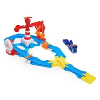 Mighty Express, Coffret Gare du port avec train exclusif Milo le mécano et sa grue magnétique