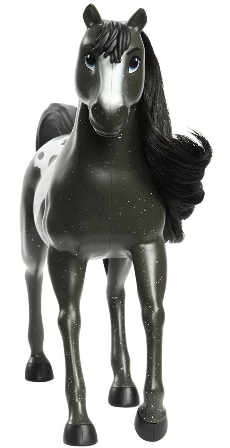 Spirit Untamed Mustang Stallion, Long Black Mane