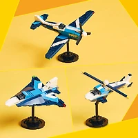 LEGO Creator 3 in 1 Aircraft Race Plane Building Toy - with 3 Building Options, Airplane, Fighter Jet, or Helicopter 31160