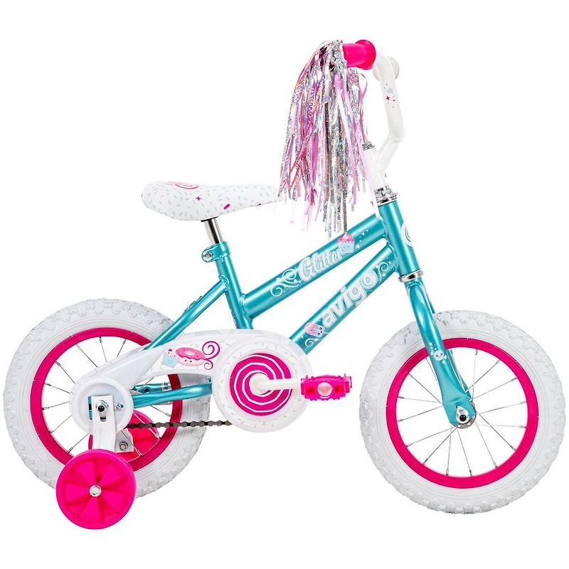 Vélo 12po, Avigo Glitter, Bleu clair