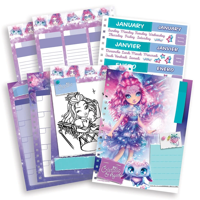 Agenda - Série 4- Cristalia & Agatha